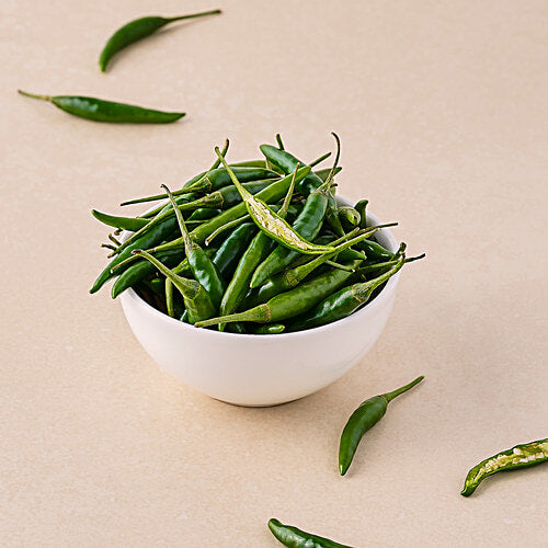 SS Fresh Loose Green Chilli, 100 g