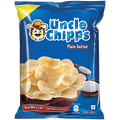 Uncle chipps Plain Salted Potato Chips, 25 g