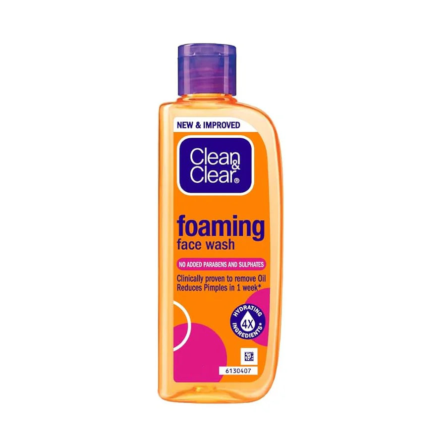Clean & Clear Foaming Face Wash, 100 ml