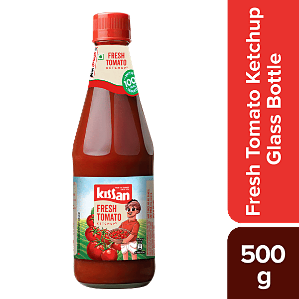 Kissan Fresh Tomato Ketchup, 500 g