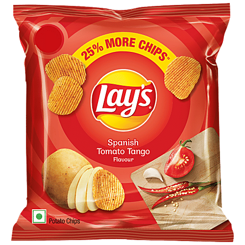 Lay's Spanish Tomato Tango Flavour Potato Chips, 24 g