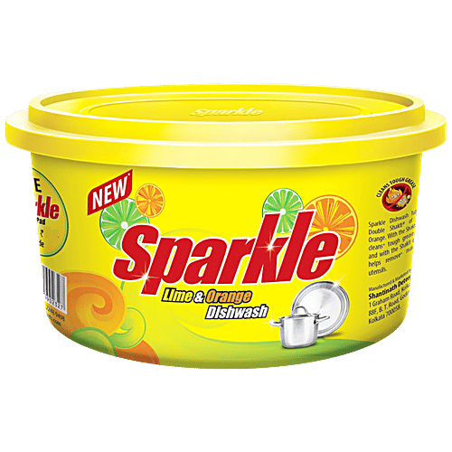 Sparkle Dishwash Bar - Lime & Orange, 600 g