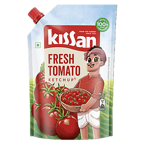 Kissan Fresh Tomato Ketchup, 435 g Pouch