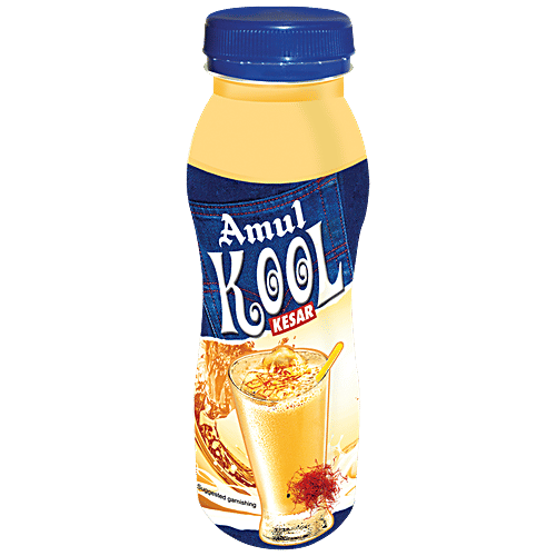 Amul Kool Kesar Flavoured Milk, 180 ml