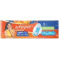 Whisper Choice Sanitary Napkins - Regular, 6 pcs