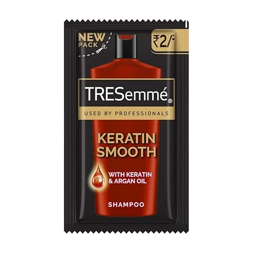 5 Sachet of ₹2 TRESemme Keratin Smooth Shampoo Pouch, 30 ml