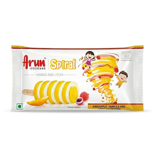 Arun Spiral Mango Lychee Bar, 60 ml