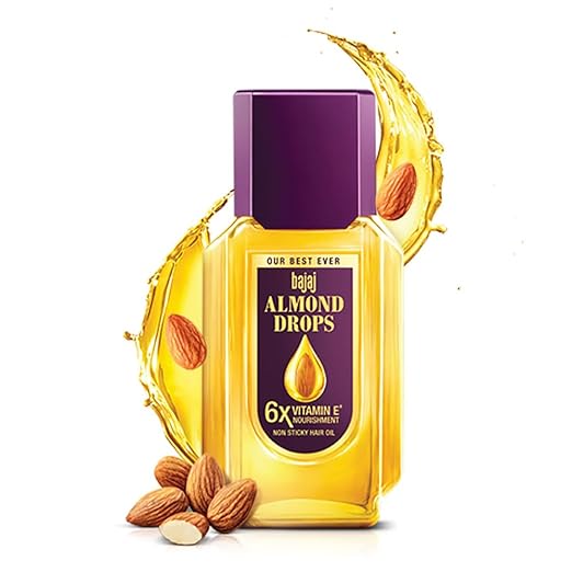 Bajaj Almond Drops Non-Sticky Hair Oil, 95 ml
