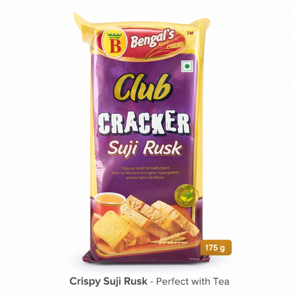 Bengal Club Cracker Suji Rusk, 175 g