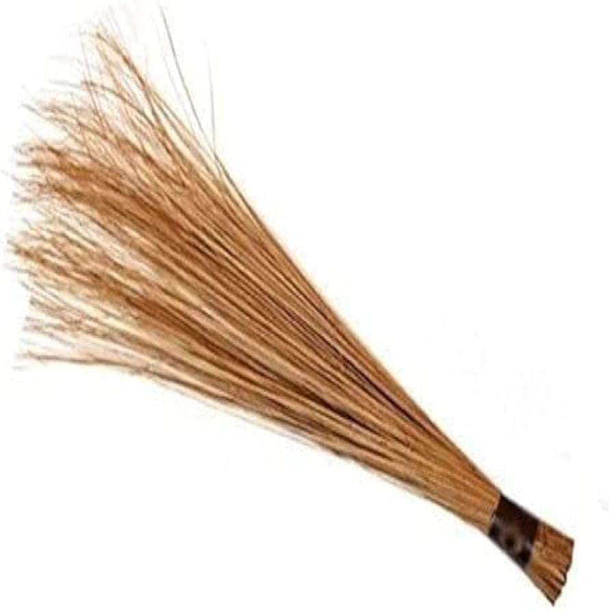 Natural Coconut Leaf Grass Broom Stick, Coconut Jhadu/Nariyal Jhadu Large Size, 1 pc