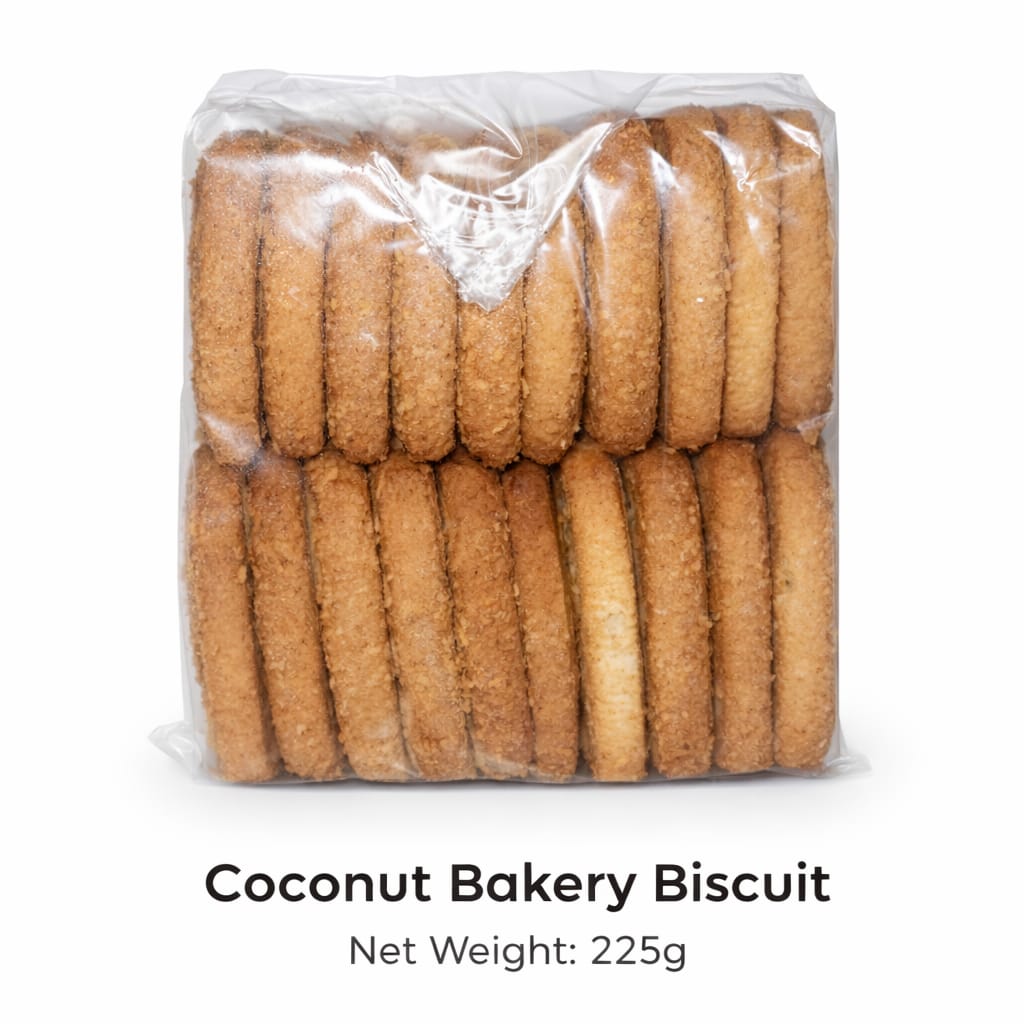 Coconut Bakery Biscuit, 225 g