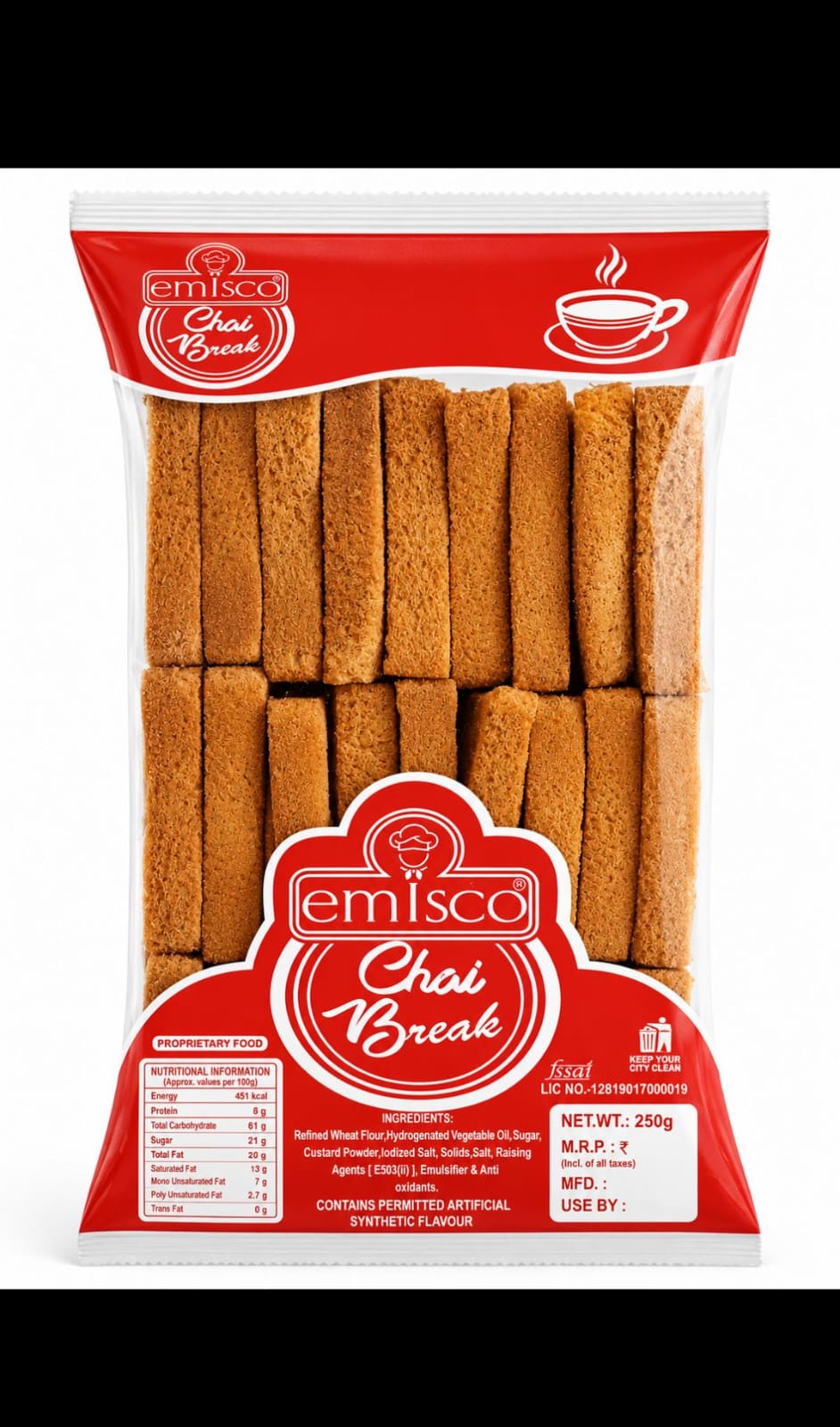 Emisco Toast, 250 g