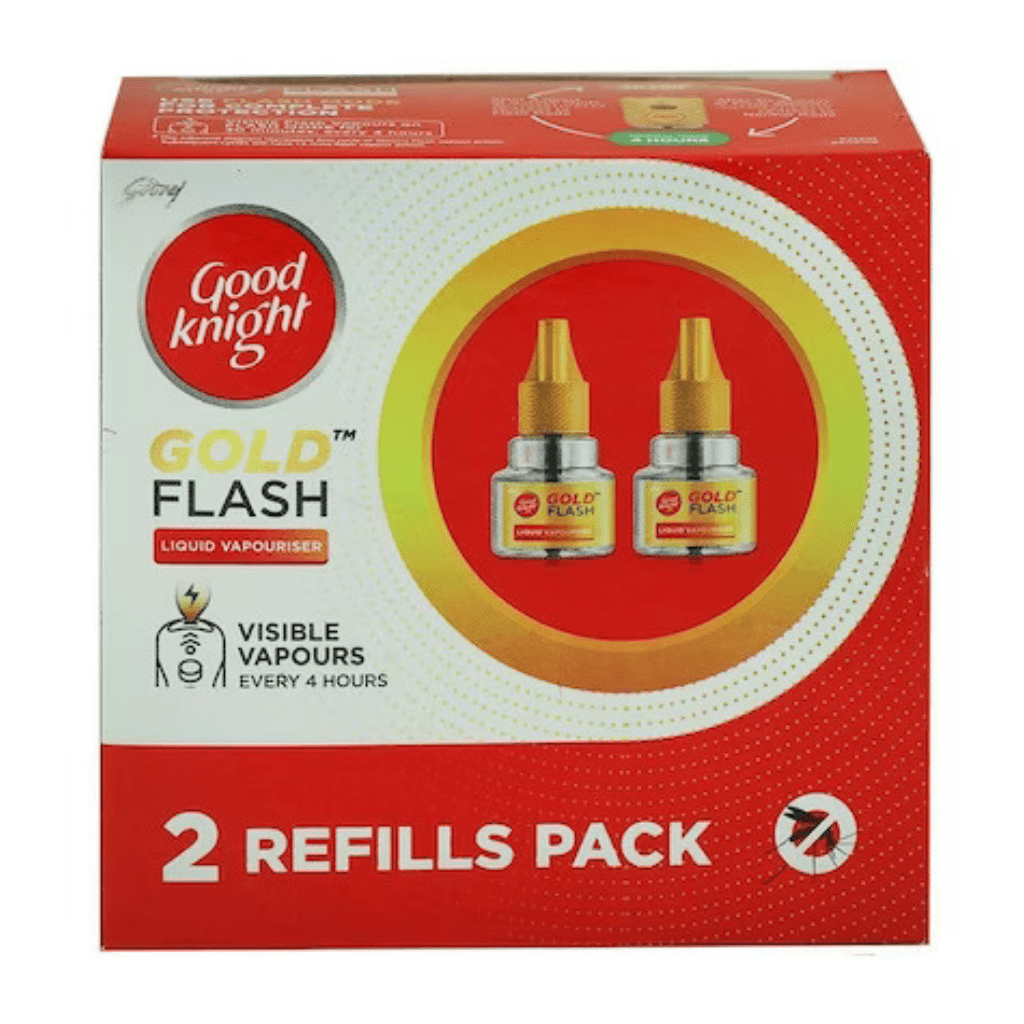 Good Knight Gold Flash Liquid Vapouriser 2 Refills Pack