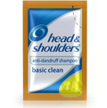 Head & Shoulders anti-dandruff shampoo packet on a white background