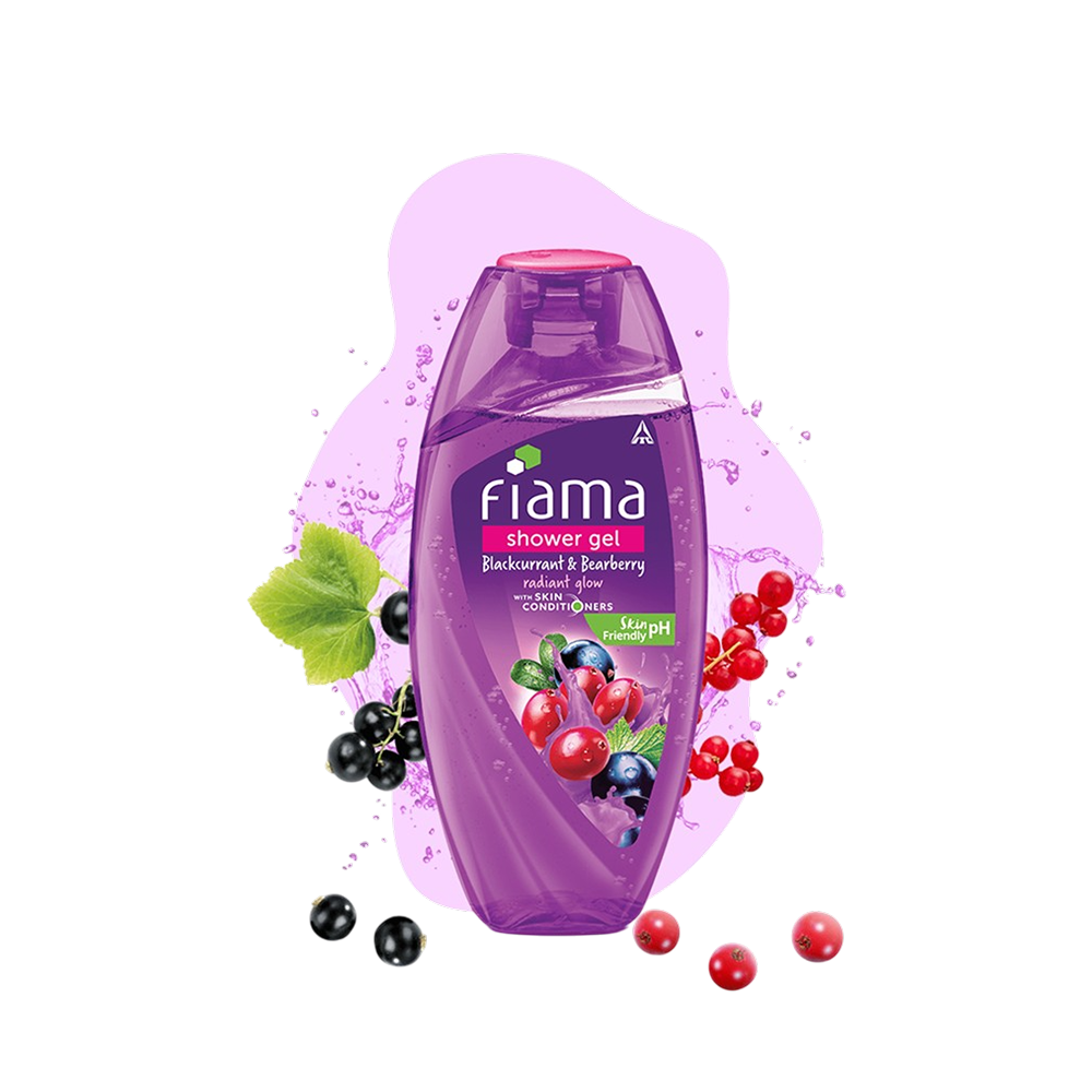 Fiama Blackcurrant & Bearberry Radiant Glow Shower Gel, 250 ml