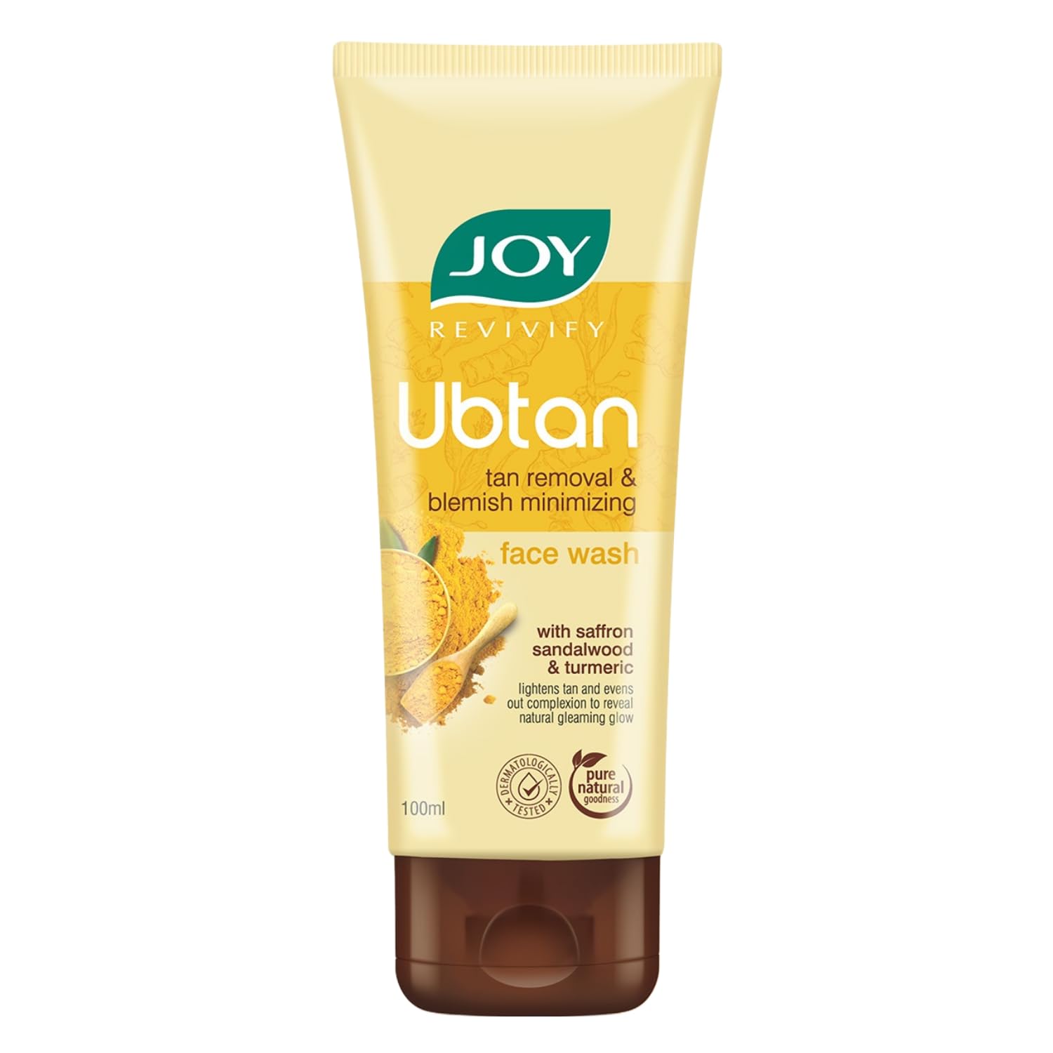 Joy Ubtan Tan Removal Face Wash, 50 ml