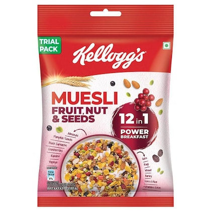 Kellogg's Fruit and Nut Seeds Muesli, 72 g
