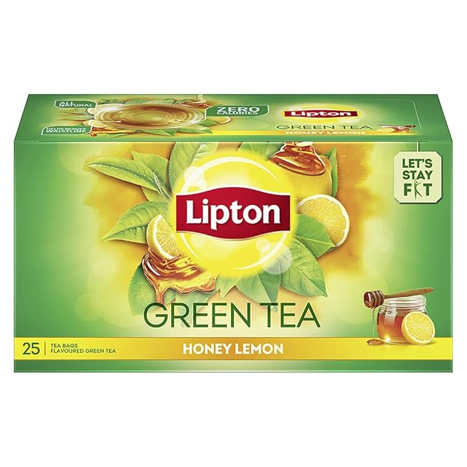 Lipton Honey Lemon Green Tea Bags, 25 pcs