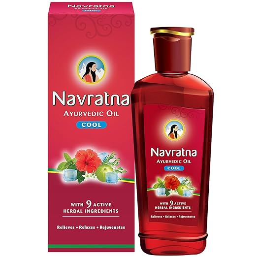 Navratna Ayurvedic Cool Oil, 180 ml