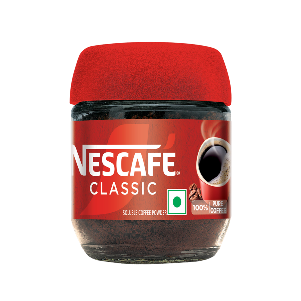 Nescafe Classic Pure Instant Coffee Powder, 24 g