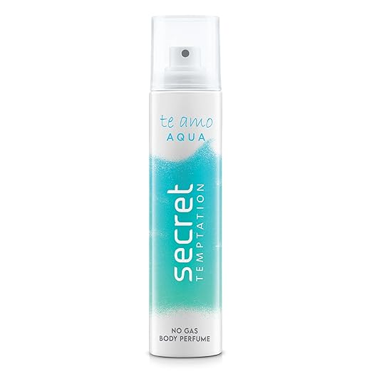 Secret Temptation Te Amo Aqua Perfume Body Spray for Women, 120 ml