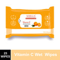 Shills Professional Fresh Vitamin C Wet Wipes, 25 N