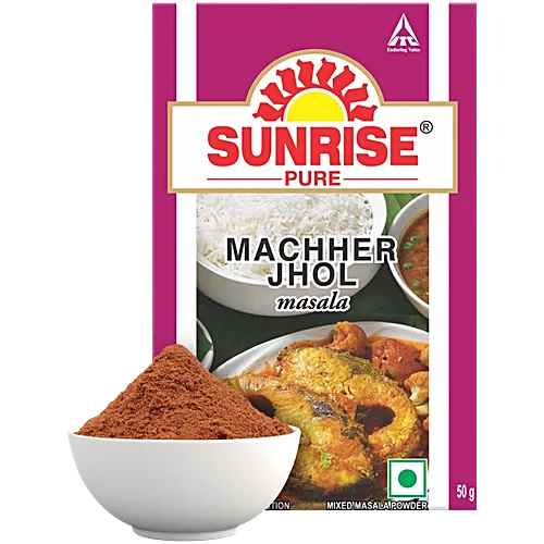 Sunrise Machher Jhol Powder Fish Curry Masala, 6 g