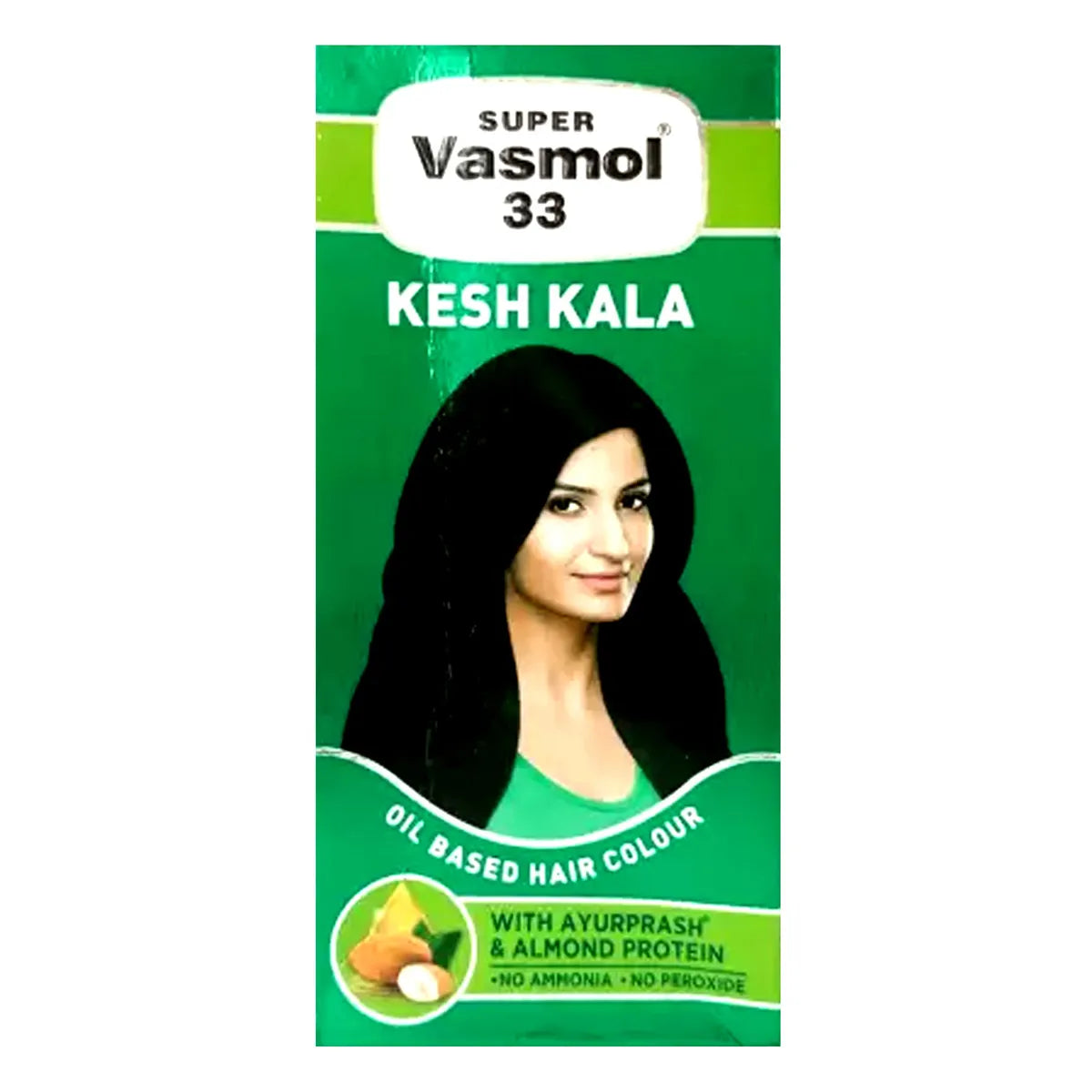 Super Vasmol 33 Kesh Kala Oil Based Hair Colour, 4 ml