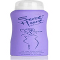 Purple deodorant spray bottle labeled 'Sweet Heart' with a white cap on a white background.