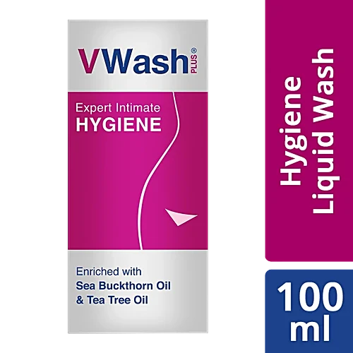 VWash Plus Expert Intimate Hygiene Liquid Wash, 100 ml