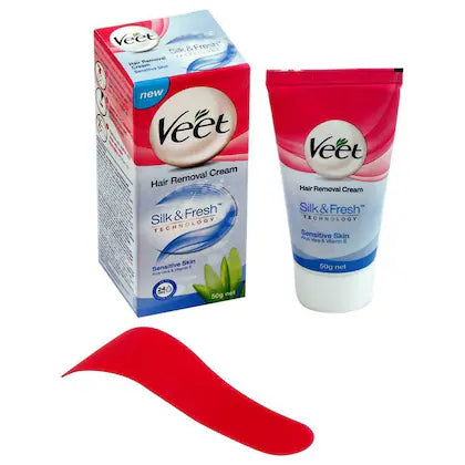 Veet Aloe Vera Sensitive Skin Hair Removal Cream, 100 g