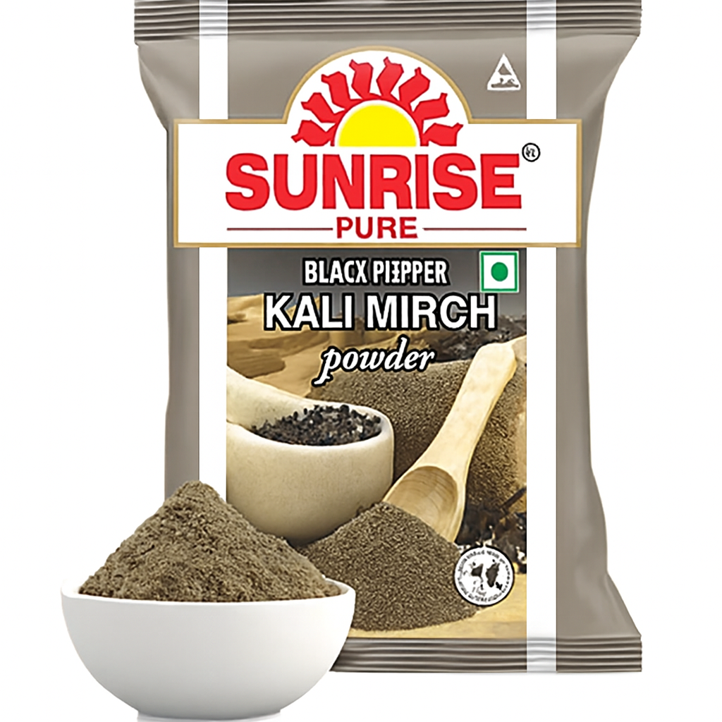 Sunrise Powder Black Pepper/Kali Mirch, 6 g