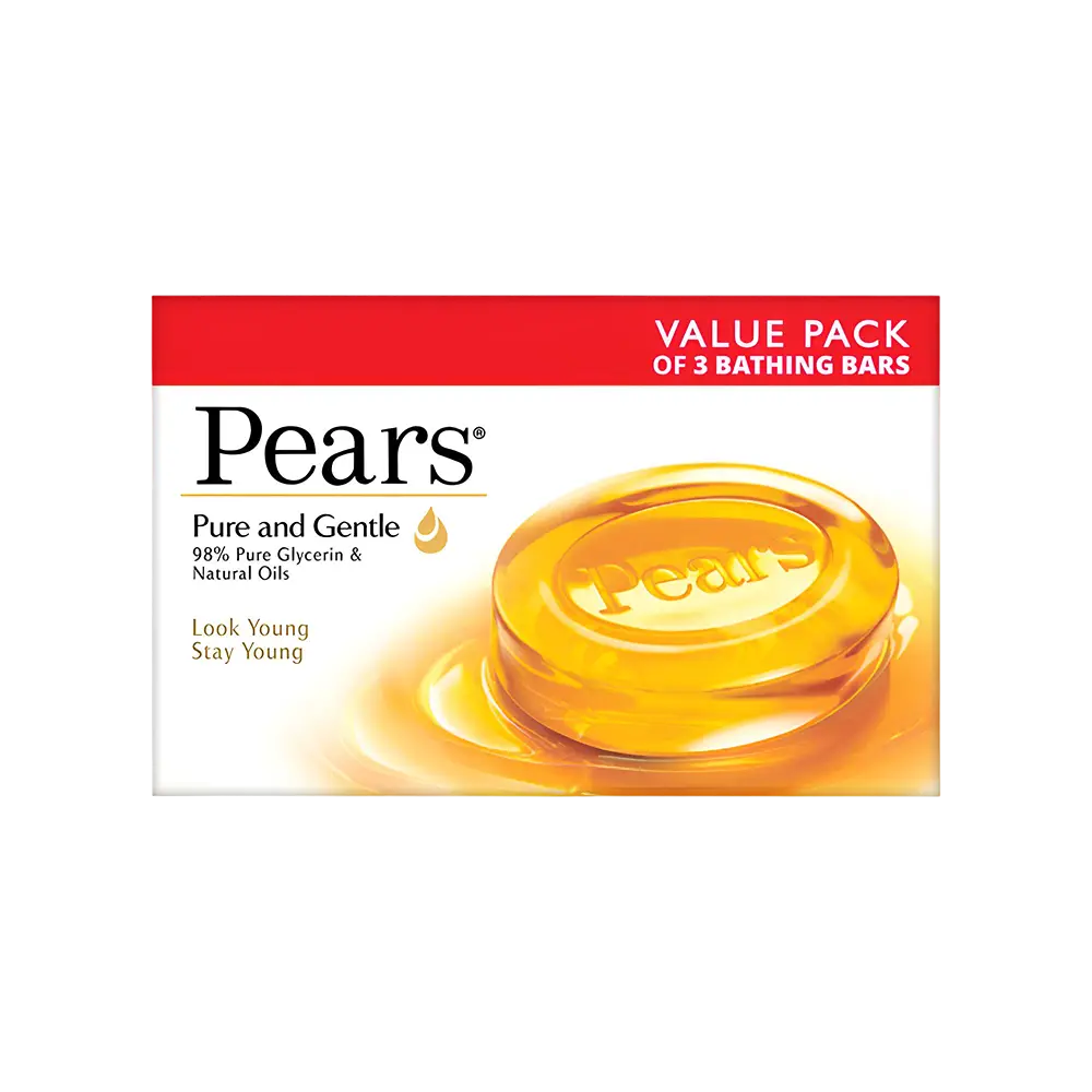 Pears Pure & Gentle Bathing Bar, 60 g