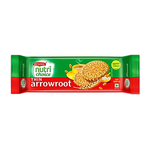 Britannia Nutri Choice Thin Arrowroot Biscuit, 400 g