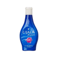Blue bottle of Ujala Supreme on a white background