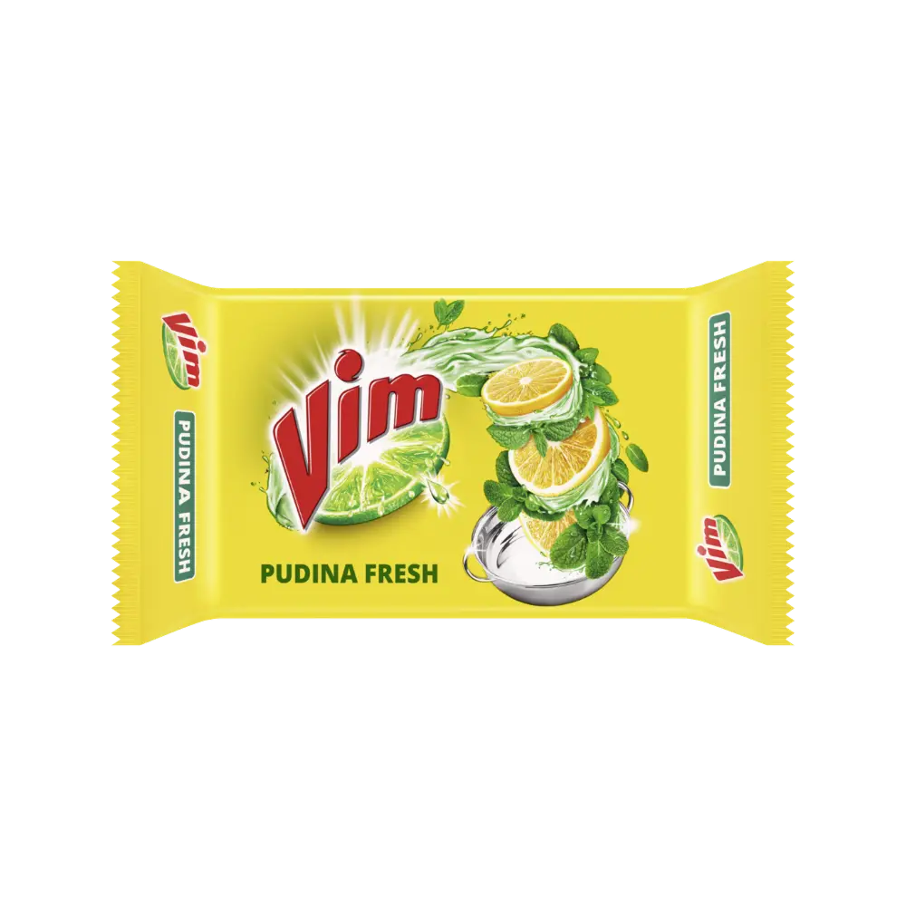 Vim Dishwash Bar - Pudina, 110 g