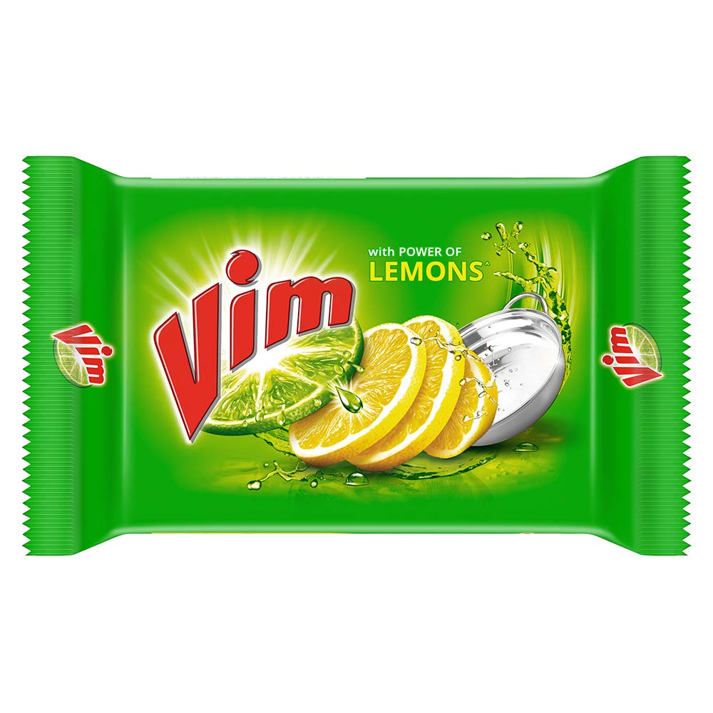 Vim Lemon Dishwash Bar, 60 g